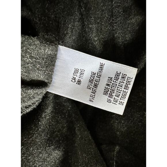 Robert Rodriquez Cocktail Dress Grey Size large Knit Jersey Knee Length - Picture 6 of 12